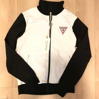 GUESS XL 新品 メンズ ナイロンジャケット ウィンドブレーカー 白