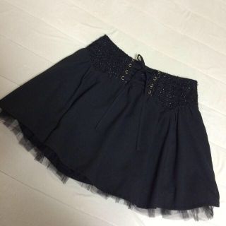 アンクルージュ(Ank Rouge)の♡チュール付きミニスカート♡(ミニスカート)