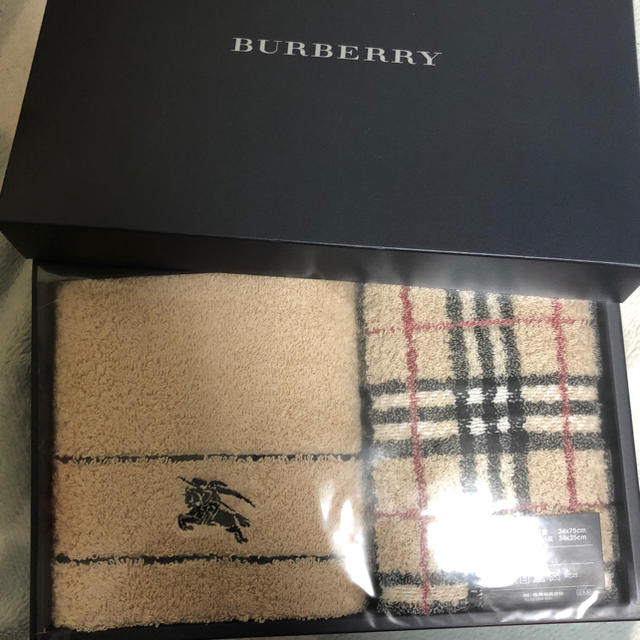 BURBERRY(バーバリー)のBurberry フェイスタオル ウォッシュタオル インテリア/住まい/日用品の日用品/生活雑貨/旅行(タオル/バス用品)の商品写真