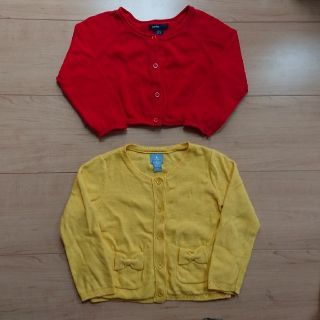 ベビーギャップ(babyGAP)のけけ様専用  babyGAPベビーギャップカーディガンセット 80(カーディガン/ボレロ)