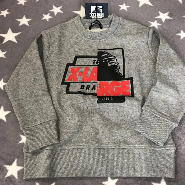 XLARGE(エクストララージ)の新品 エクストララージ トレーナー キッズ/ベビー/マタニティのキッズ服男の子用(90cm~)(Tシャツ/カットソー)の商品写真