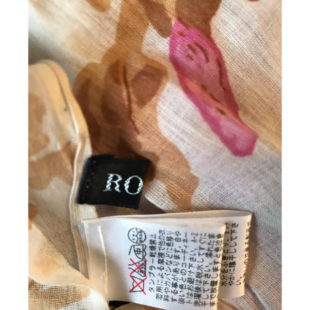 ROPE’(ロペ)のROPE  ロペ  大判ストール 綿100パーセント レディースのファッション小物(ストール/パシュミナ)の商品写真