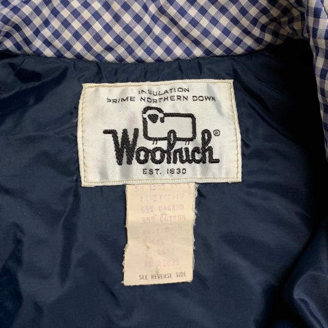 WOOLRICH(ウールリッチ)の珍品！Woolrichビンテージダウンベスト(アメリカ製) メンズのトップス(ベスト)の商品写真