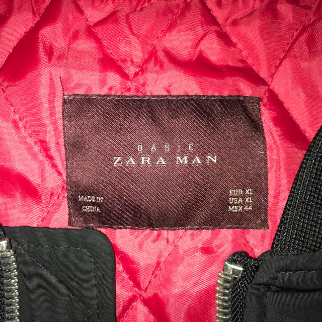 ZARA(ザラ)の【ZARA】MA-1 ブラック XL メンズのジャケット/アウター(ブルゾン)の商品写真