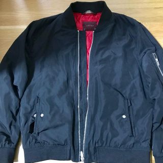 ザラ(ZARA)の【ZARA】MA-1 ブラック XL(ブルゾン)