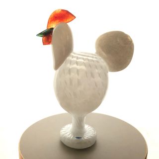 イッタラ(iittala)の*専用* Nuutajarvi Kieku ホワイト 大型 バード (置物)