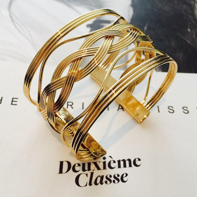 IENA(イエナ)の★新品 Deuxieme Classe ドゥーズィエムクラス 美編バングル レディースのアクセサリー(ブレスレット/バングル)の商品写真