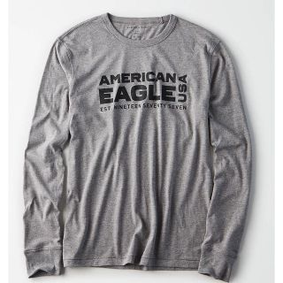 アメリカンイーグル(American Eagle)のアメリカンイーグル メンズ 長袖Tシャツ ロゴT(Tシャツ/カットソー(七分/長袖))