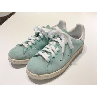 アディダス(adidas)のadidas スタンスミス 希少 ヌバック ミントグリーン 23.5cm (スニーカー)