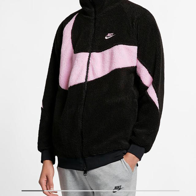 Nike boa jacket ナイキ ボアジャケット ピンク Sサイズ - www