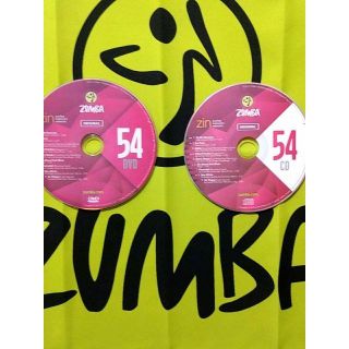 ズンバ(Zumba)のZUMBA　ズンバ　ZIN54　CD ＆ DVD　インストラクター専用(スポーツ/フィットネス)