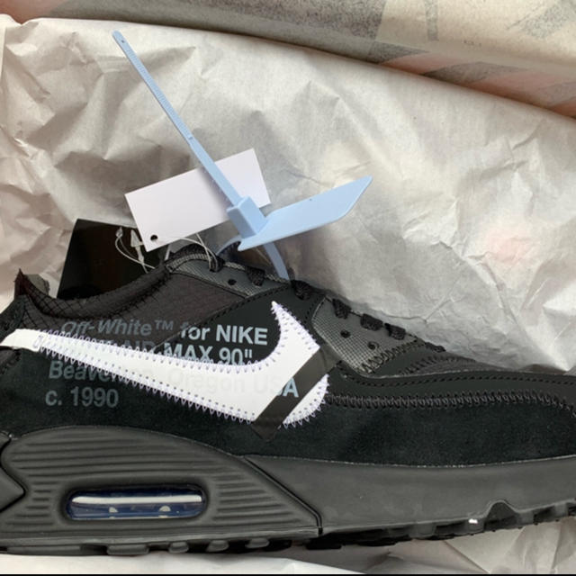 Black状態off white nike air max 90 27cm 新品未使用