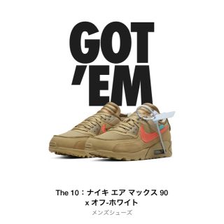 ナイキ(NIKE)のエアマックス90 THE TEN off-white(スニーカー)