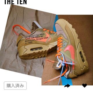 ナイキ(NIKE)のthe ten air max 90 off white(スニーカー)