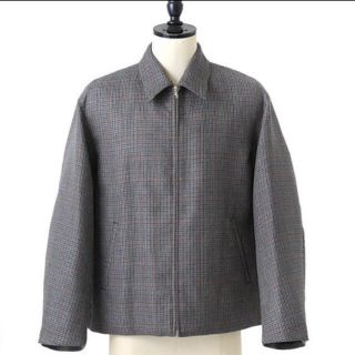 コモリ(COMOLI)のauralee DOUBLE FACE CHECK ZIP BLOUSON】(ブルゾン)