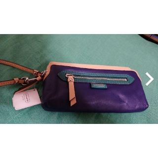 コーチ(COACH)の【最終値下げ‼️】新品未使用☆COACH コーチ 長財布  レザークラッチ(財布)