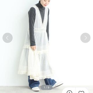 ドットアンドストライプスチャイルドウーマン(Dot&Stripes CHILDWOMAN)のレースワンピース＊.(ロングワンピース/マキシワンピース)