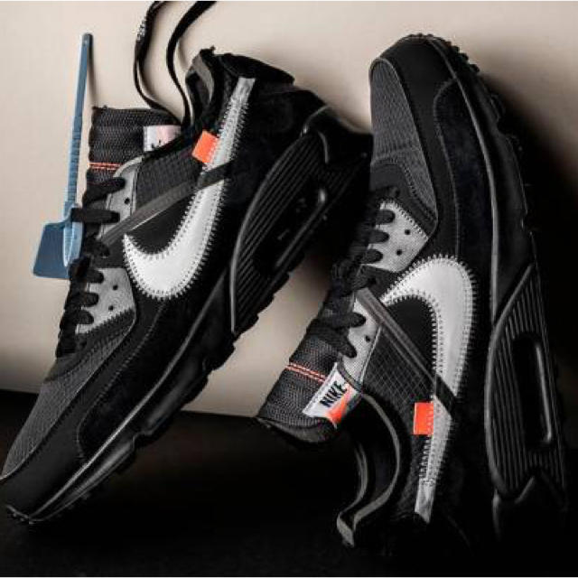 NIKE off-white air max 90 26cm靴/シューズ