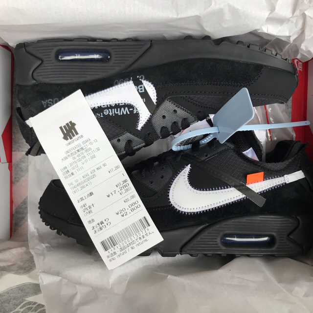 nike offwhite airmax90 27.5cm 新品未使用