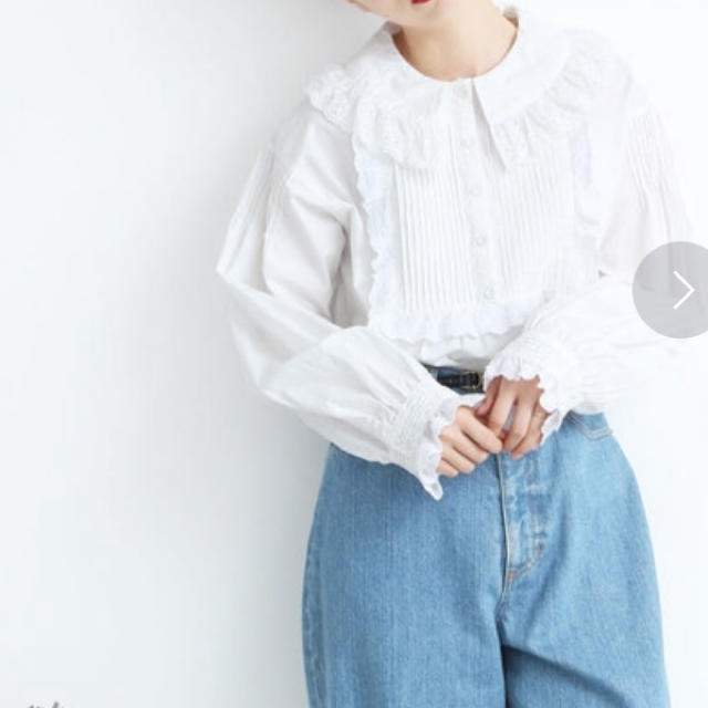 Dot&Stripes CHILDWOMAN(ドットアンドストライプスチャイルドウーマン)のフリルブラウス＊ レディースのトップス(シャツ/ブラウス(長袖/七分))の商品写真