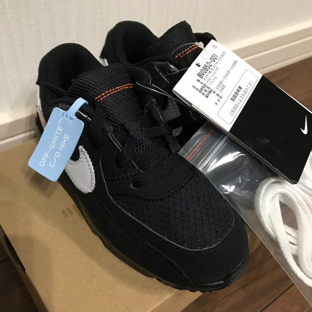 NIKE(ナイキ)の The 10：ナイキ air max 90 off-white nike 15 キッズ/ベビー/マタニティのキッズ靴/シューズ(15cm~)(スニーカー)の商品写真