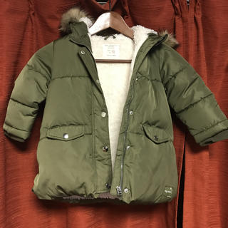 ザラキッズ(ZARA KIDS)のZARA Baby Girl ダウン 本日2/9まで出品！(ジャケット/上着)