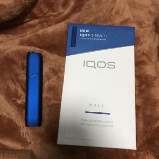 アイコス(IQOS)のiqos3 MULTI  ブルー(タバコグッズ)