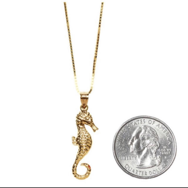 材質は14KになりますSupreme Seahorse Gold Pendant 14k 辰年 - ネックレス 材質は14KになりますSupreme Seahorse Gold Pendant 14k 辰年 - ネックレス