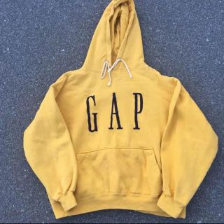 ギャップ(GAP)のGAP ロゴパーカー 黄色 イエロー(パーカー)