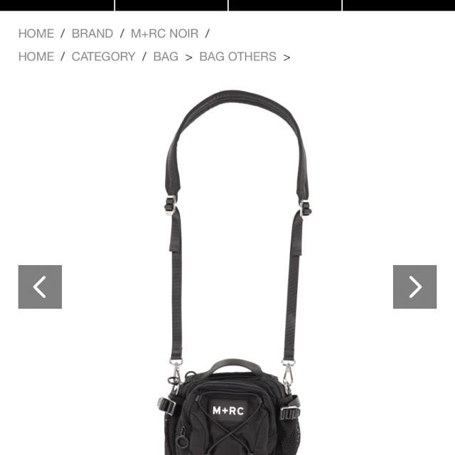 Supreme(シュプリーム)のM RC NOIR ショルダーバッグ メンズのバッグ(ショルダーバッグ)の商品写真