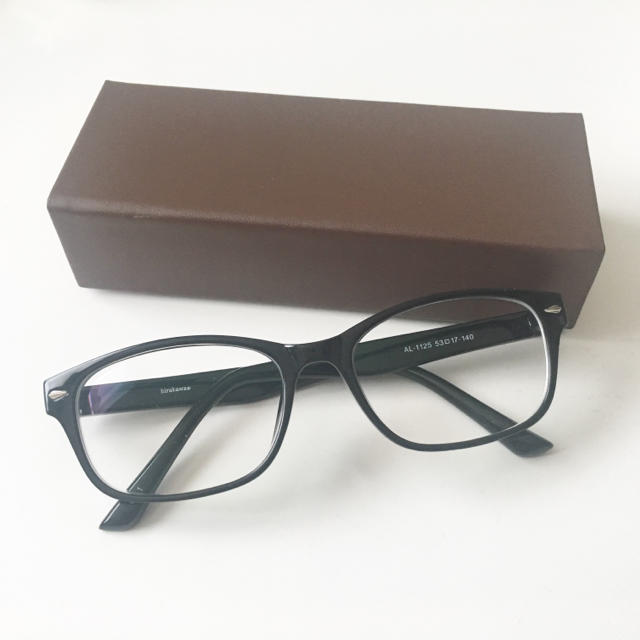 JINS(ジンズ)のメガネの平川 黒縁メガネ 未使用 レディースのファッション小物(サングラス/メガネ)の商品写真