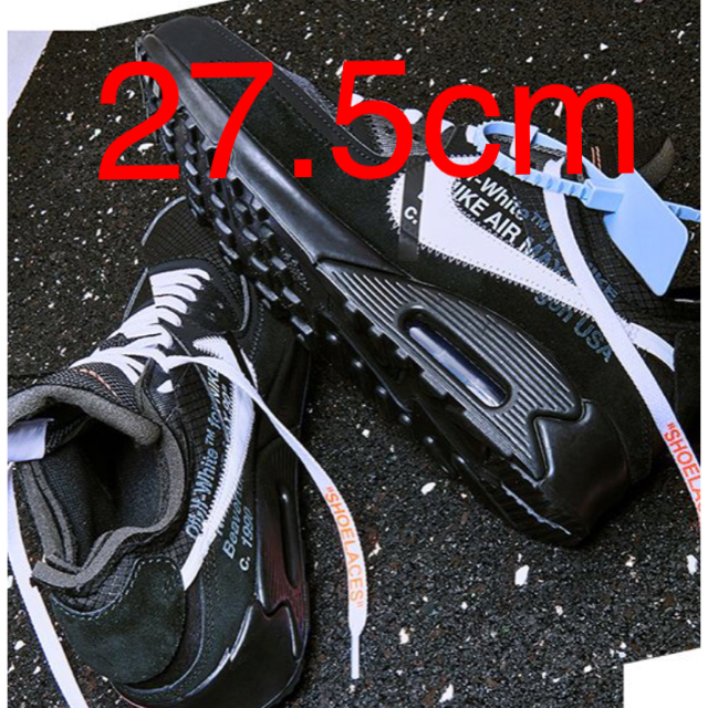 Off-White NIKE Air Max 90 Black 27.5cm