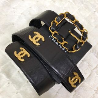 シャネル(CHANEL)のCHANEL シャネル ベルト ココマーク ヴィンテージ(ベルト)