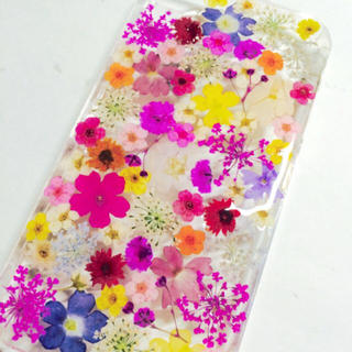 iPhone5s＊小花のケース(モバイルケース/カバー)