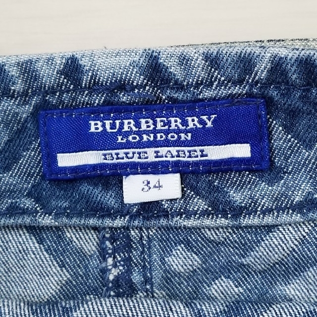 BURBERRY(バーバリー)の【3/31～5/18出品停止】 BURBERRY デニムスカート(34) レディースのスカート(ひざ丈スカート)の商品写真