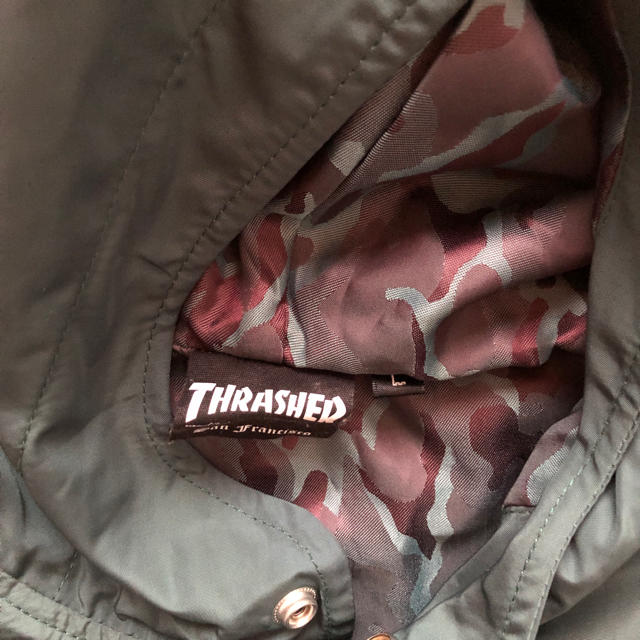 THRASHER(スラッシャー)のthrasher hoodie jacket 緑 L メンズのジャケット/アウター(ブルゾン)の商品写真