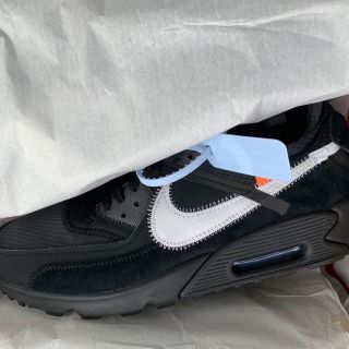 ナイキ(NIKE)の27.0 NIKE off-white AIR MAX 90 black(スニーカー)