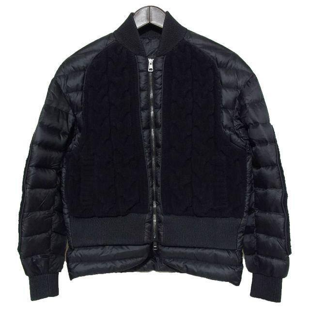 MONCLER - モンクレール KAYA ケーブル ニット ドッキング ダウン ジャケット 0 黒の通販 by じゅる's shop｜モンク