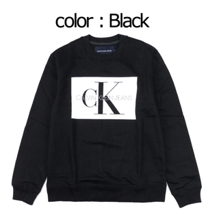 カルバンクライン(Calvin Klein)の新品 カルバンクライン トレーナー ブラック  グレー(スウェット)