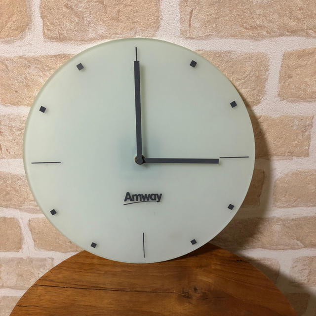 Amway(アムウェイ)のアムウェイ掛け時計 インテリア/住まい/日用品のインテリア小物(掛時計/柱時計)の商品写真