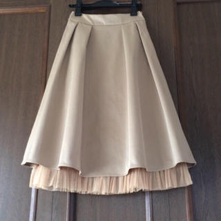 ダズリン(dazzlin)の裾チュールスカート♡(ひざ丈スカート)