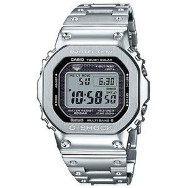 腕時計(デジタル)新品未使用　G-SHOCK GMW-B5000D-1JF フルメタル　シルバー