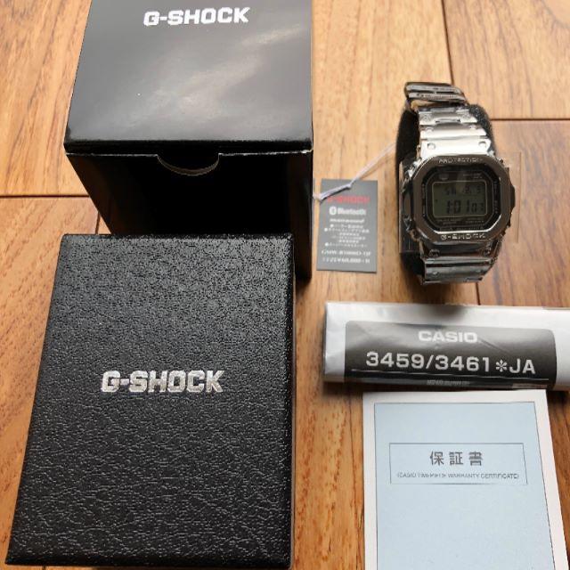 G-SHOCK(ジーショック)の新品未使用　G-SHOCK GMW-B5000D-1JF フルメタル　シルバー メンズの時計(腕時計(デジタル))の商品写真