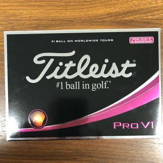 タイトリスト(Titleist)のタイトリスト  PRO Ｖ1 ピンク(その他)