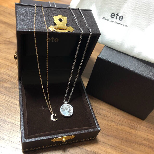 ete(エテ)のete  ペアネックレス  K10   レディースのアクセサリー(ネックレス)の商品写真