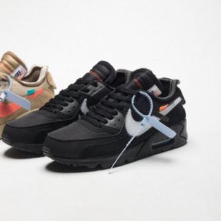 オフホワイト(OFF-WHITE)のオフホワイト AIRMAX90 ブラック(スニーカー)