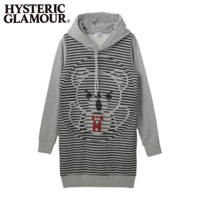 【美品】HYSTERIC GLAMOUR ベア パーカーワンピース