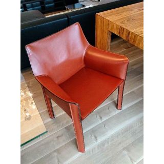 カッシーナ(Cassina)のCassinaカッシーナ　413CABアームチェア　ダイニングチェア(ダイニングチェア)