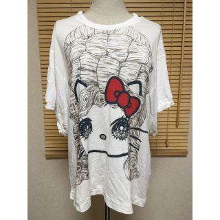 アチャチュムムチャチャ(AHCAHCUM.muchacha)のahcahcum あちゃちゅむ HELLO KITTY シャツ(Tシャツ(半袖/袖なし))