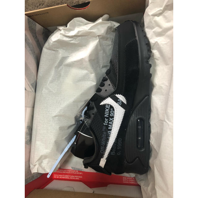 OFF-WHITE(オフホワイト)のoffwhite airmax 90 nike the ten 25.5cm メンズの靴/シューズ(スニーカー)の商品写真